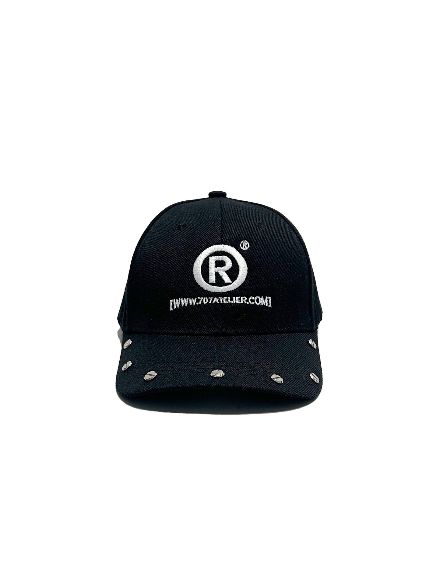 Double R Screw-Studded Denim Cap