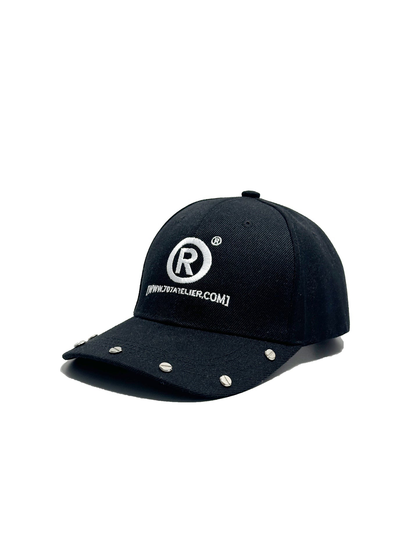 Double R Screw-Studded Denim Cap