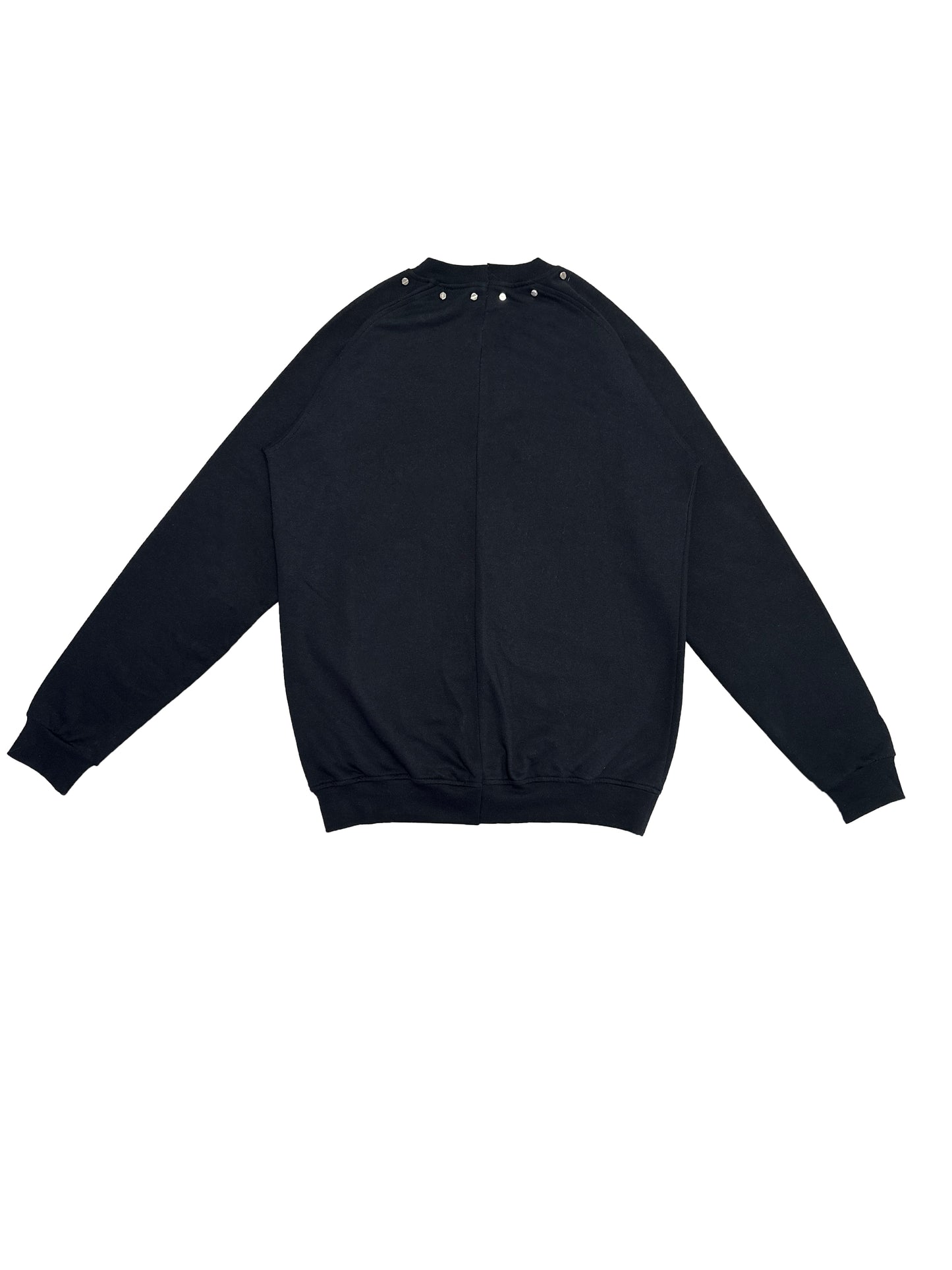Split Screw-Studded Oversized Sweater